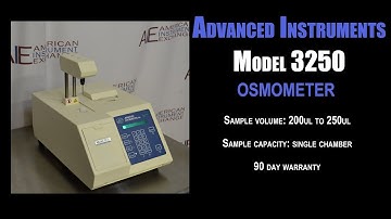 Advanced Instruments model 3250 osmometer (3350D METER)