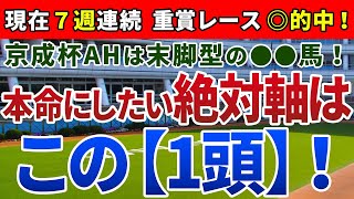 京成杯オータムハンデ2020 は末脚型の●●馬！本命にしたい絶対軸は【この1頭】