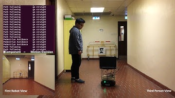 Deep learned pedestrian avoidance policy for robot navigation