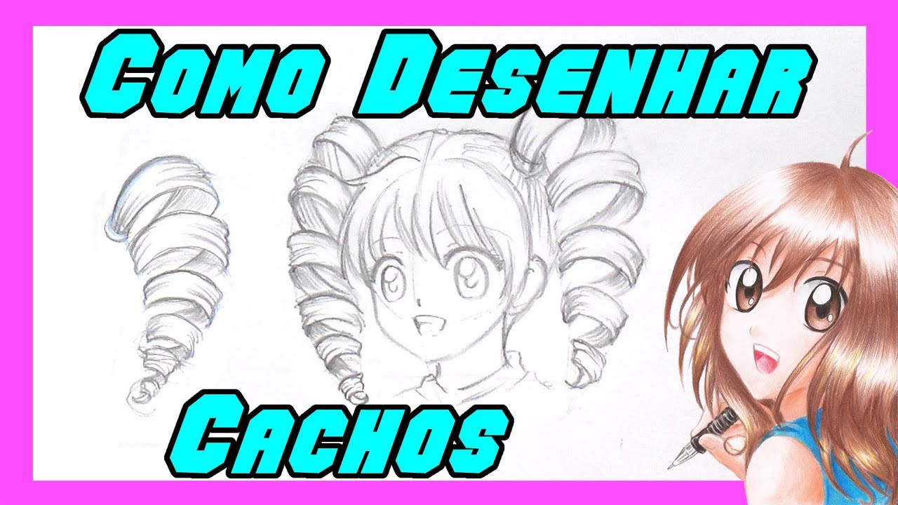 Crie um personagem masculino de anime com cabelo cacheado