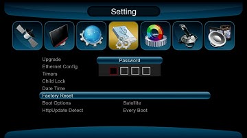 4)- Redline - TS2500 - Factory settings.