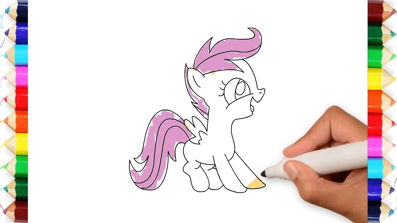 Minat Anak Belajar Menggambar Kuda Poni  YouTube