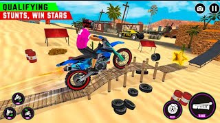 Bikes Stunt  Mega  Ramps Racer 3D -  Extareme Motocorss  Dirt  Bike  Racing-  Android Gameplay screenshot 5