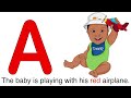 ABC Learning Video for Toddlers | Sentences | vocabulary | colors | alphabets