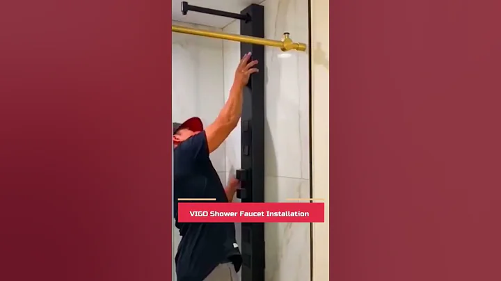 VIGO Shower Faucet Installation #diy #howto #deck #shorts