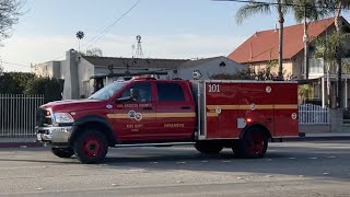 LAcoFD Paramedic squad 101 Responding.
