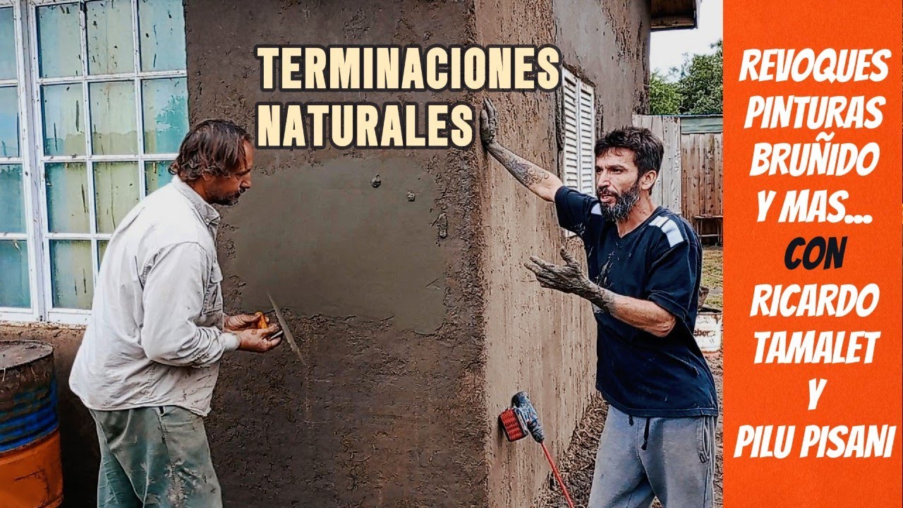 PINTURAS Y REVOQUES NATURALES CON RICARDO TAMALET! Taller de Bioconstrucción en PUNTA INDIO!
