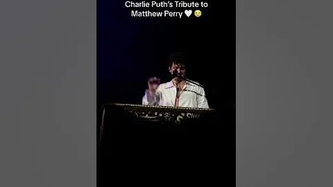 Charlie Puth Performs "Friends" Theme Song as Matthew Perry Tribute 🥺
