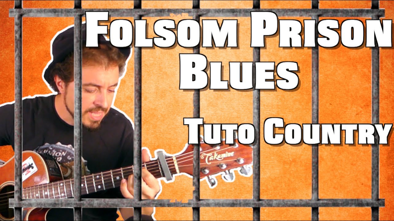 JOHNNY CASH (Folsom Prison Blues) - Tuto Guitare COUNTRY Acoustic + SOLO