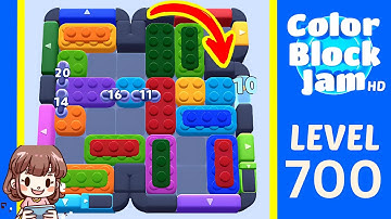 Color Block Jam Level 700 Solution Walkthrough