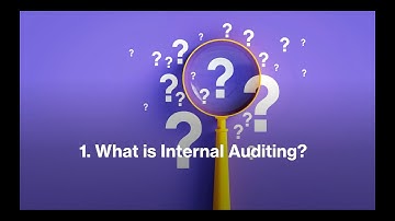 Internal Auditing For Beginners