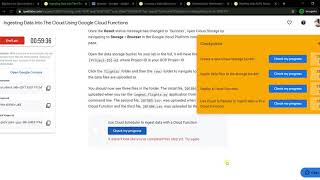 Ingesting Data into the cloud using Google Cloud Functions