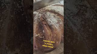 לחם מחמצת/שאור עם בטטה סגולה ואגוזים. elixyo-bread