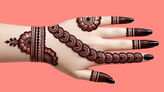 Beautiful Easy Back Hand Mehndi Design | Mehandi Ka Design | Mehndi Design Simple | Flower Mehndi 