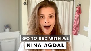 Model Nina Agdal's #StayHome Nighttime Skincare Routine | Go To Bed With Me | Harper's BAZAAR