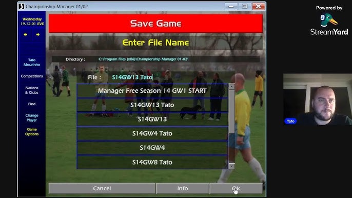 The Championship Manager 99-00 Challenge: December '99 - The Busby