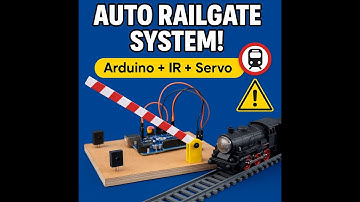 🚦Automatic Railway Gate Control System using Arduino! No manual labor, no accidents!