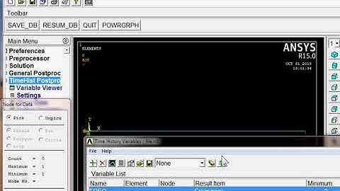 Harmonic Analysis of a Beam using ANSYS APDL