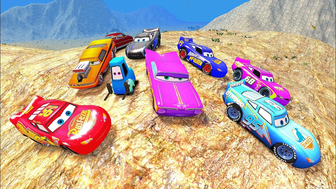 GTA iV McQueen Guido, Snot Road, Ramone Desert Cliff Drop Crash Testing Ep. 13 | GTA 4