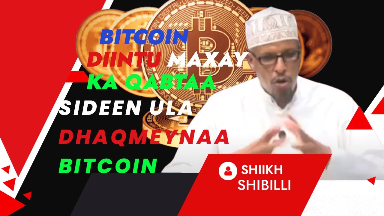 Diintu maxay ka qabtaa bitcoin sarifkiisa ama sarifleyda lacagaha kiribto