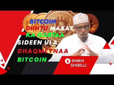 diintu maxay ka qabtaa bitcoin sarifkiisa ama sarifleyda lacagaha kiribto