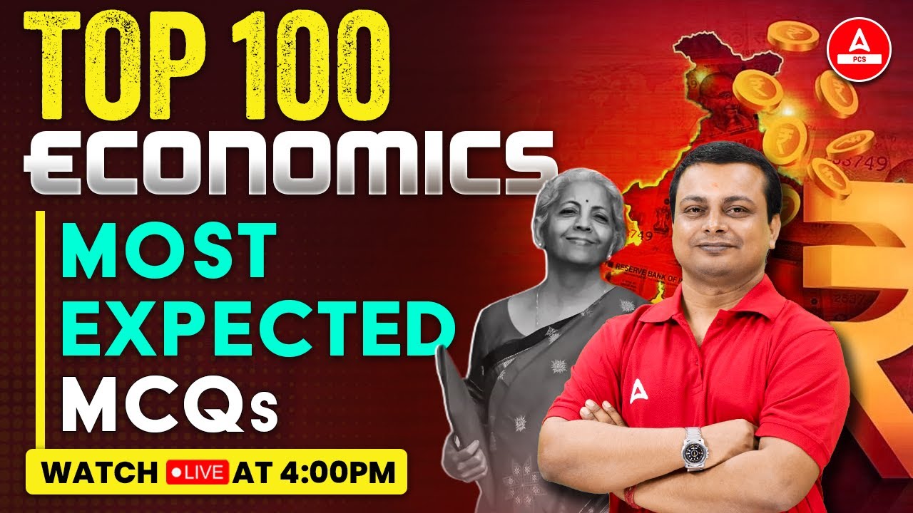 ECONOMICS TOP 100 MCQs | Most Important Questions | PYQs/ MCQs | By ...