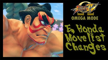 USFIV: Omega Mode - E. Honda Move List Changes