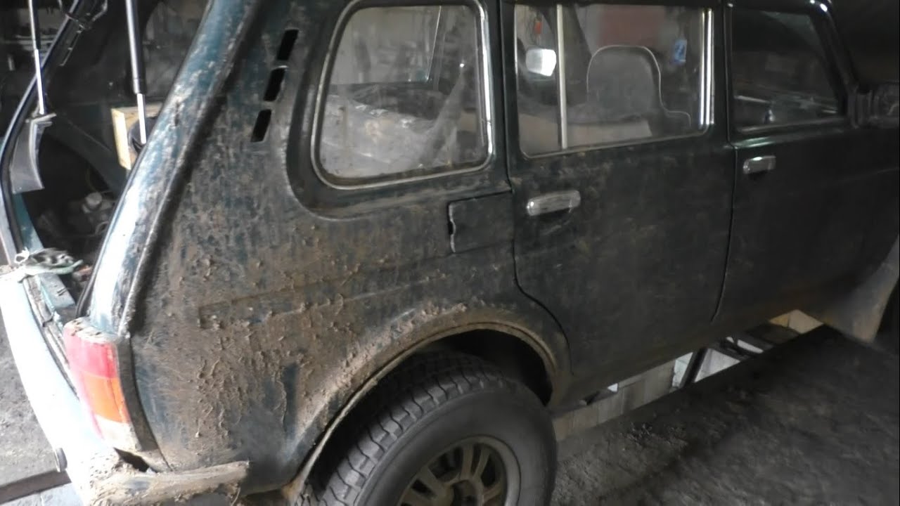 На НИВЕ оторвало лонжерон - YouTube