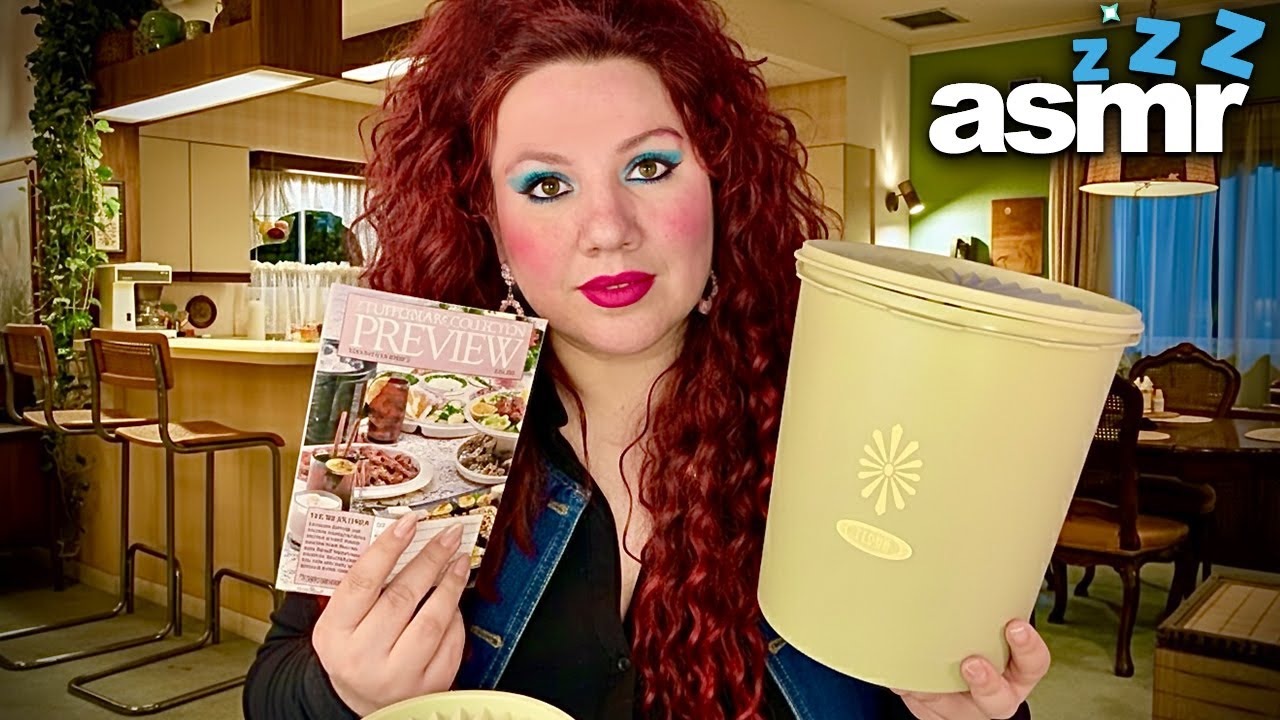 ASMR VENDEDORA de TUPPERWARE de 1980s Roleplay