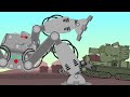 Battle of Monster Mouse-Tank against KV-6D/200 | Cartoons about tanks