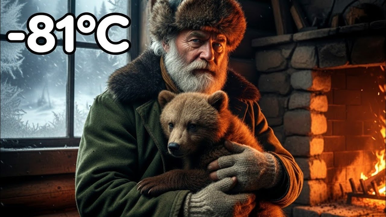 He Saved a Freezing Bear Cub in Siberia… Then the Forest Went Silent ❄️🐻