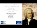 Las cantatas de Bach a la luz de la estética musical (4ª jornada de 5 ). Alfonso López Quintás