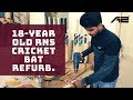 Repairing a vintage cricket bat    a2 cricket