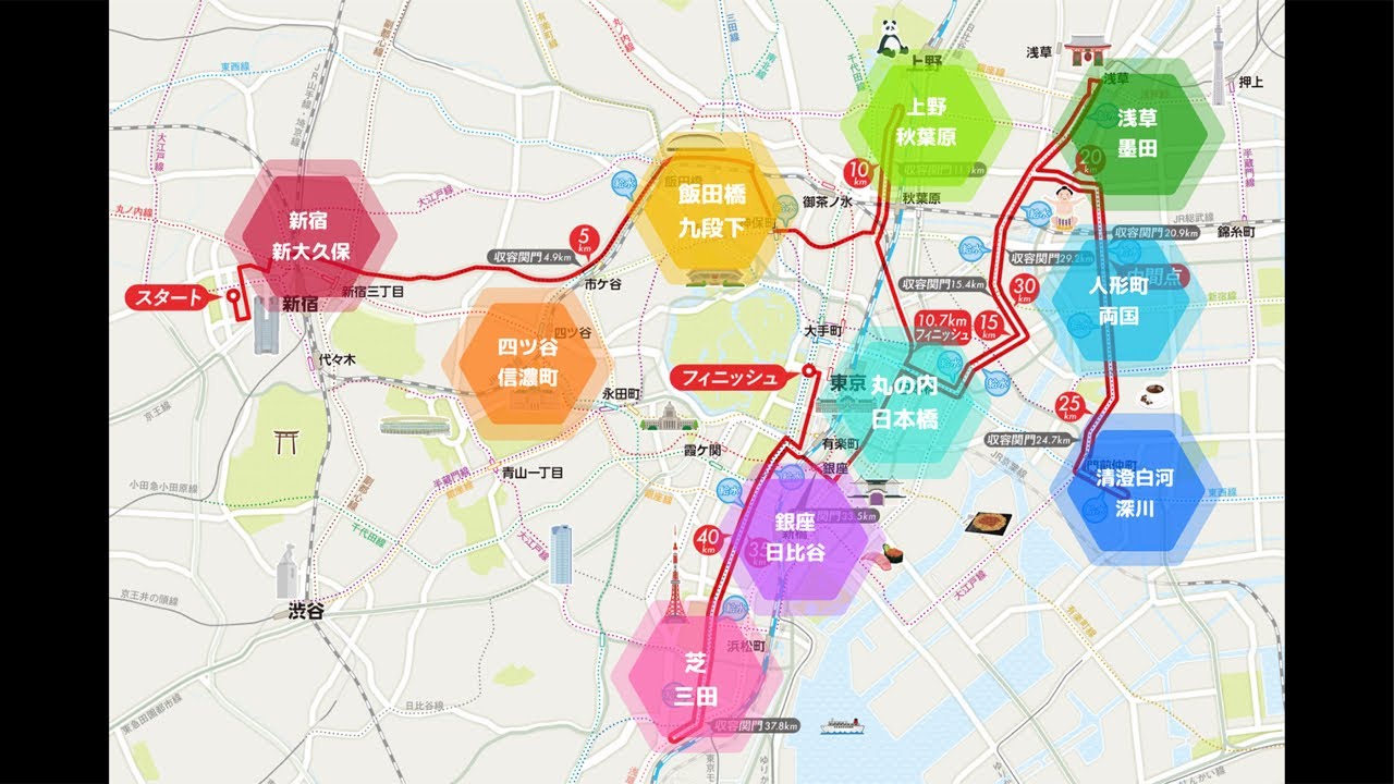 火曜ブギウギナイトマラソン観光案内
