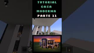 tutorial casa moderna parte 11 #minecraft #casaminecraft #gameplay #casa #tutorial