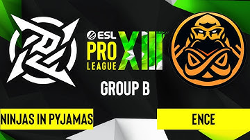 CS:GO - ENCE vs. Ninjas in Pyjamas [Mirage] Map 2 - ESL Pro League Season 13 - Group B