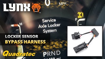Jeep Wrangler JL Service Axle Locker Problem SOLVED with the Lynx Locker Sensor Bypass Harness!