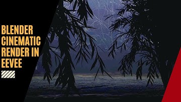 Blender Cinematographer Forest Scene in Eevee - CGI Forest scene breakdown (Blender eevee)
