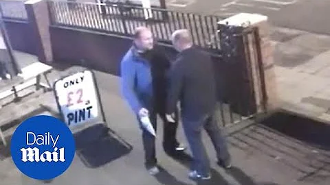 CCTV captures moment before man kills friend with ...