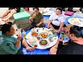 Camp Meal!? Eating of Fried Shrimp & Steak after Practice in OSAKA!