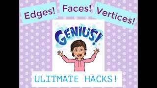 Faces, vertices, edges of pyramids and prisms - THE ULTIMATE HACK The Ultimate Prism Math Hack Guide