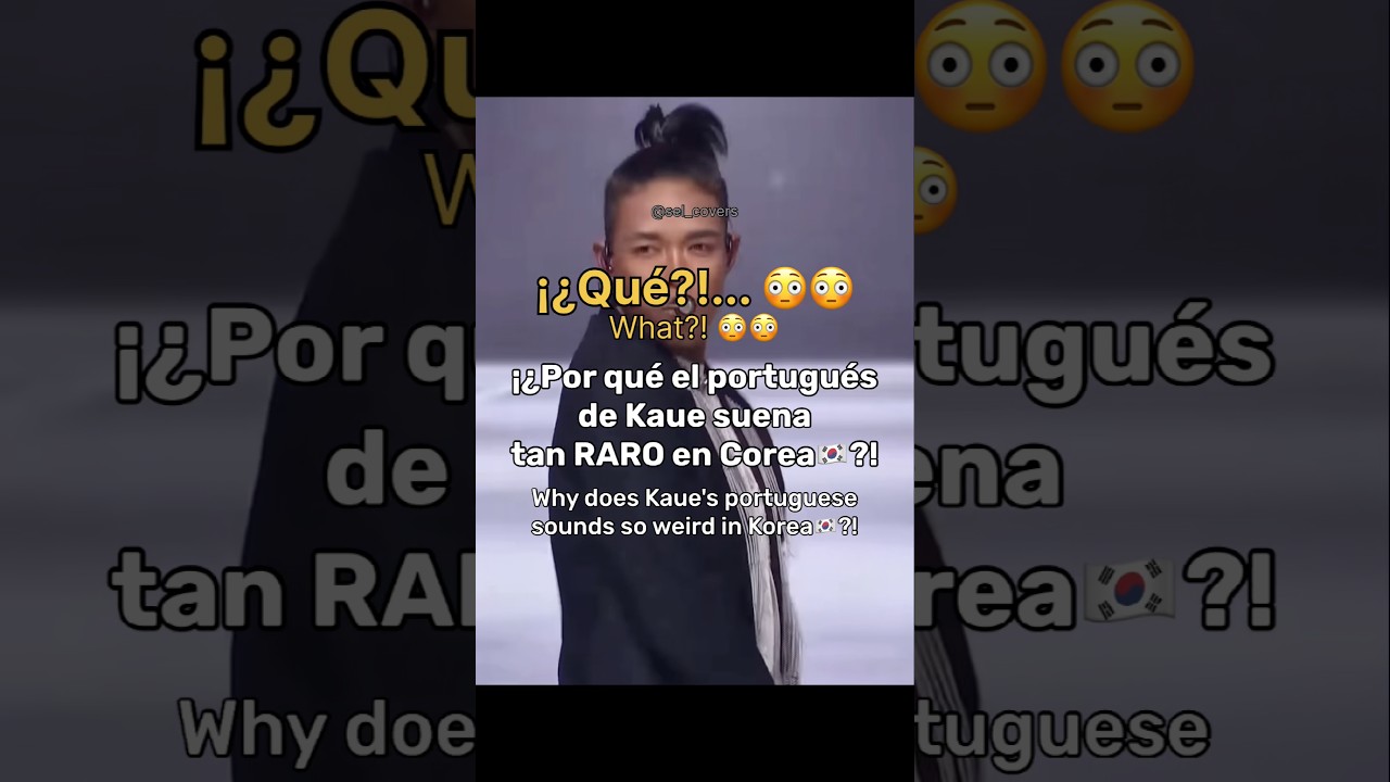 Kaue's portuguese sounds kinda off here🤔😳 (its me singing) #santosbravos #kca #hybelatinamerica