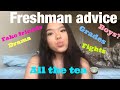 REAL FRESHMAN ADVICE‼️ spilling all the tea☕️ (MUST WATCH)😮👀 fights, boys, fake friends, etc.