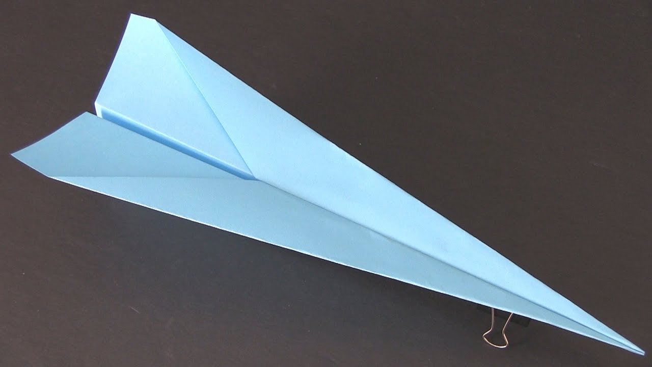 How To Make A Paper Airplane Super Dart YouTube