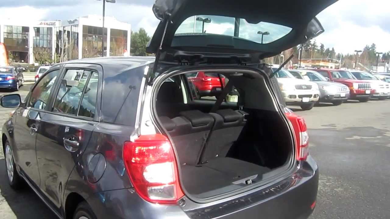 2010 Scion Xd Gray Stock M1301661 Interior Rear Youtube