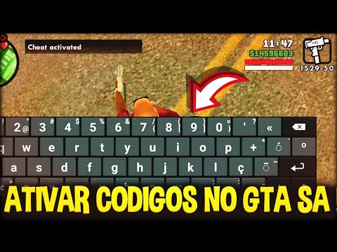 TRUCOS PARA GTA SAN ANDREAS ANDROID CON HACKERS KEYBOARD 