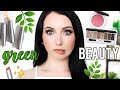 🍃 TRYING GREEN BEAUTY MAKEUP ✨ RMS, Vapour, W3ll People, Lily Lolo & More!