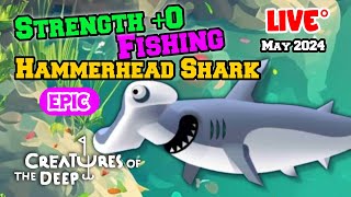 Strength +0 VS Hammerhead Shark - Creatures of the Deep: Fishing