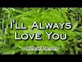 I&#39;ll Always Love You - KARAOKE VERSION - Michael Johnson