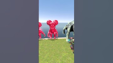 SIZE COMPARISON ALL ZOONOMALY MONSTERS SMALL TO BIG TURNING INTO RUBY ELEMENT AIRPORT IN GMOD !